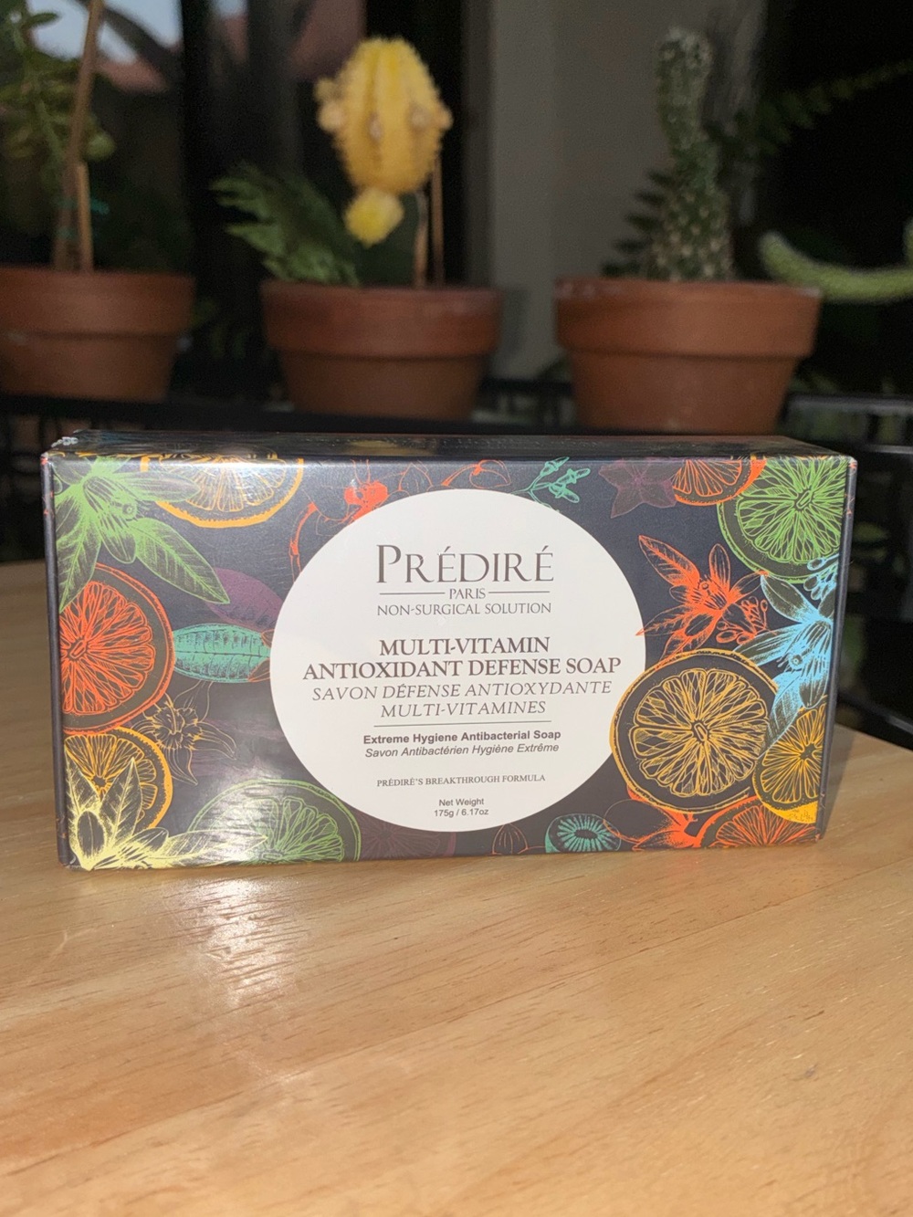 NIB Prédiré Paris Multi-Vitamin Antioxidant Defense Soap Bar 6.17 oz